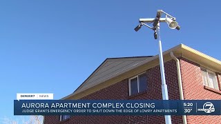 Aurora judge grants emergency order to close Edge of Lowry apartments