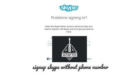 how do i create new skype account without phone number