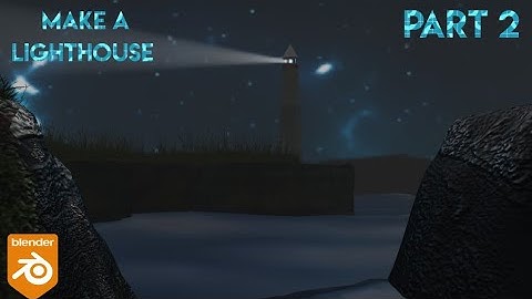 How To Make Lighthouse in Blender - Part 2 (blender tutorials)