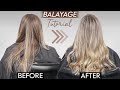 HOW TO do a Balayage at home FULL tutorial | Balayage highlights for summer