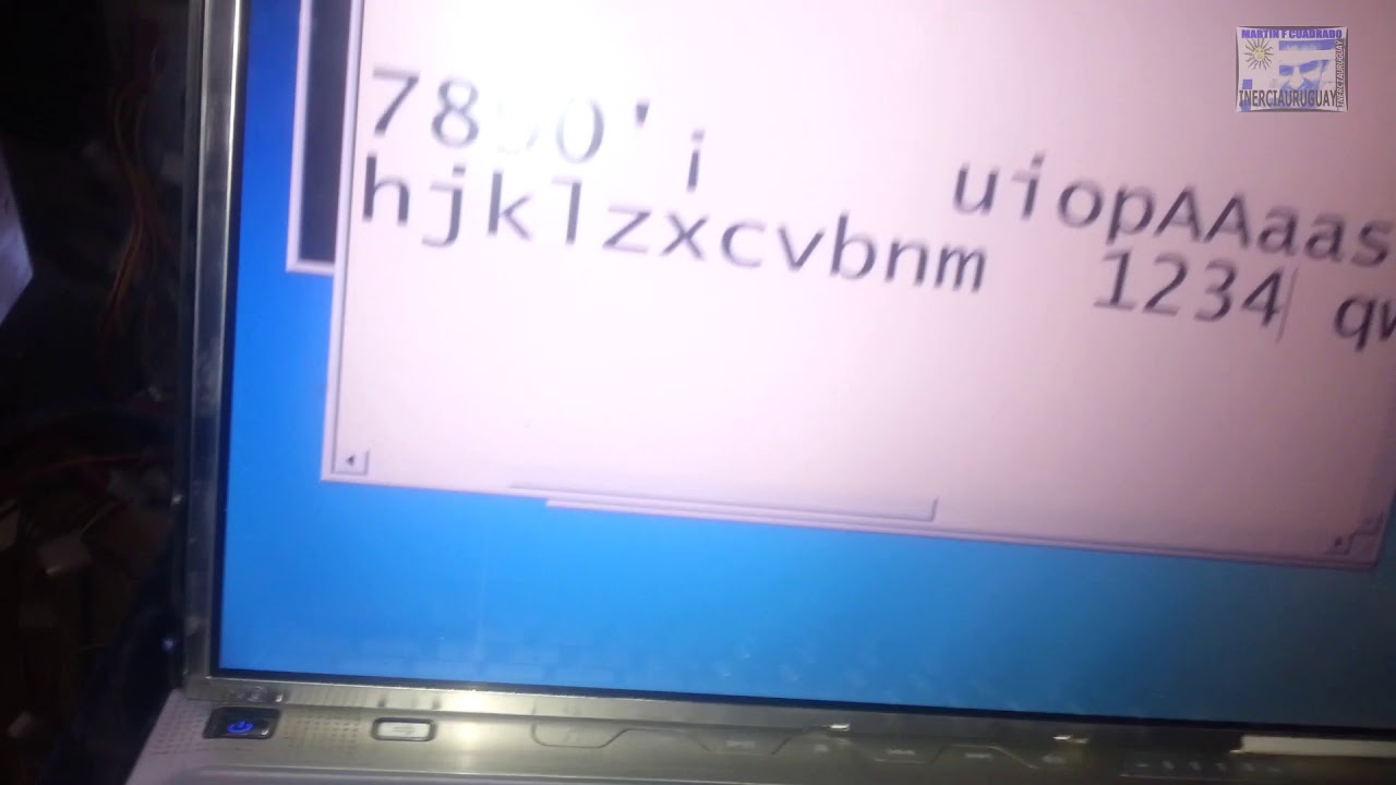 PRUEBA DE TECLADO LAPTOP visual data 4