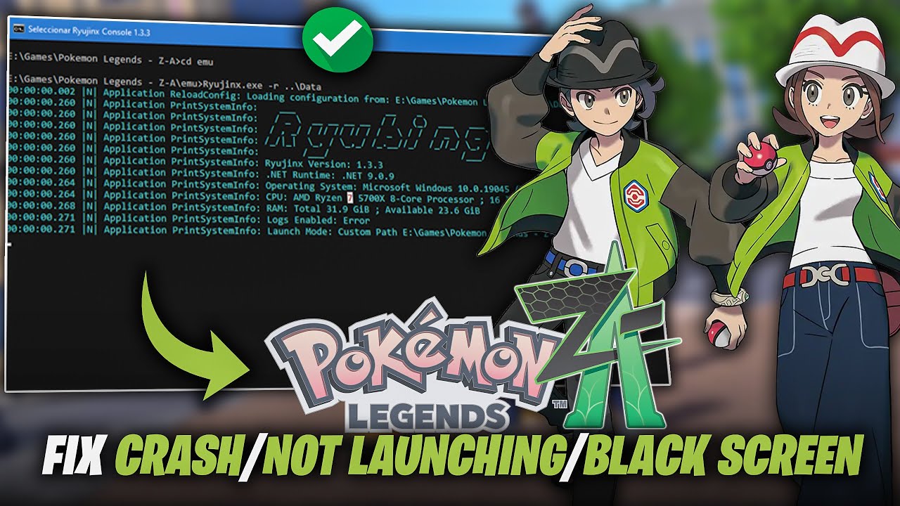 Pokemon Legends Graphics Problem Pokemon Legends: Z-A Crashing, Not Launching & Black Screen Fix ...