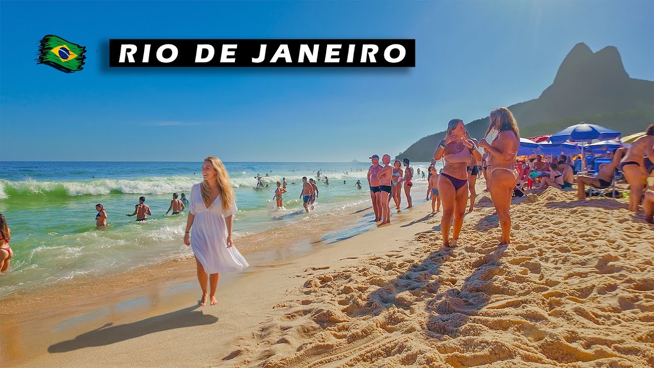 Leblon Beach Walking Tour — Summer 2026 — Rio de Janeiro, Brazil 🇧🇷 【 4K UHD 】