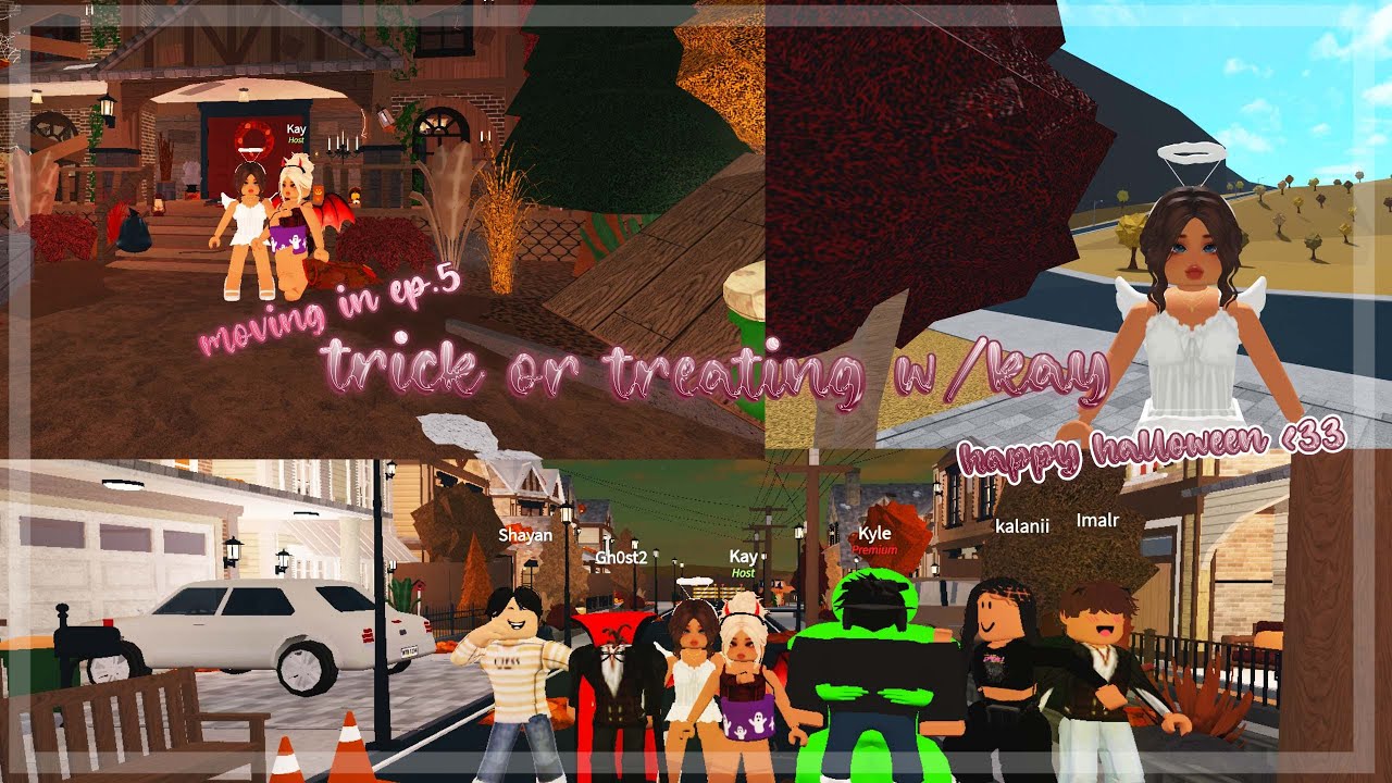 Trick Or Treating Halloween Special Moving Ep Bloxburg Roleplay W Voices Youtube