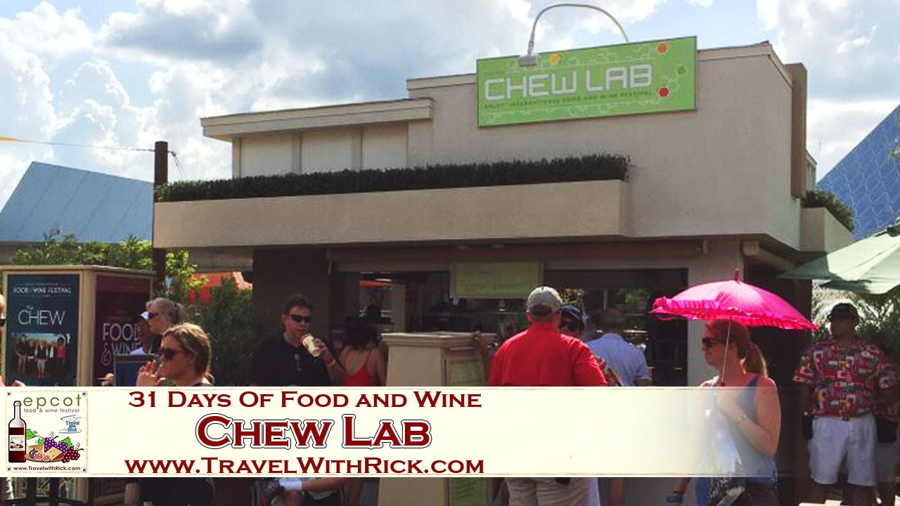 Epcot Food and Wine Festival 2015 – Day 4: Chew Lab - YouTube