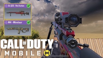 *NEW* On Target & Mythical Monster Bundle Unboxing | DLQ33 "Red Action" & M4 "Minatour" | COD Mobile