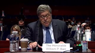 Attorney General Bill Barr testifies before Congress