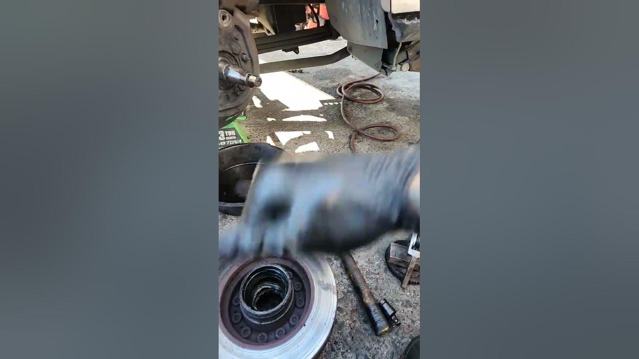 Isuzu npr abs tone ring removal the easy way youtube