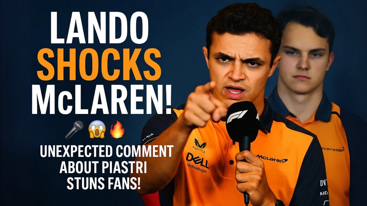 LANDO NORRIS SHOCKS MCLAREN WITH BIZARRE COMMENT ON OSCAR PIASTRI! | F1 News