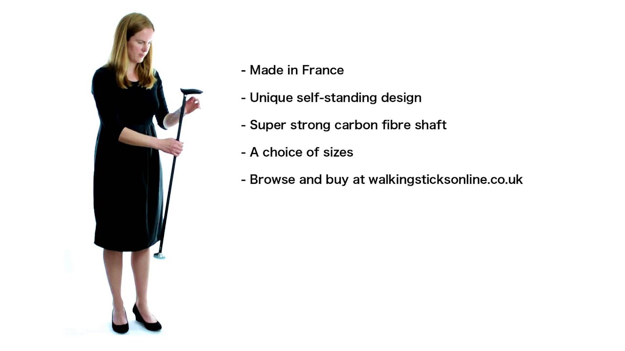Self Standing Carbon Fibre Walking Sticks