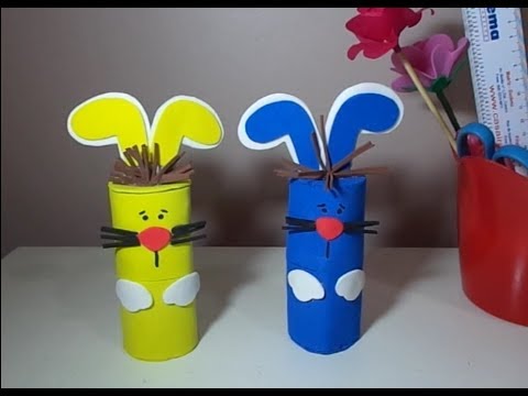 Lembrancinha De Pascoa Com Rolo De Papel Higienico Youtube