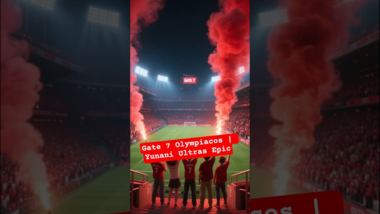 Gate 7 Olympiacos: Greece's Thundering Legion Born in Fire| Yunani Ultras Epic.  