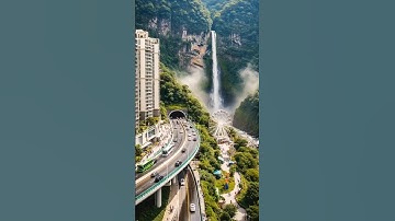 A massive landslide blocked the tunnel and destroyed the tourist attraction. #shorts