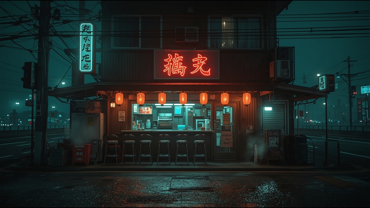 Night Rain Lofi Mix 🌙 Calm Your Mind with Chill Beats & Rain Sounds