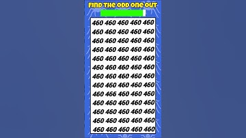 Find The Odd One Out-Numbers Edition Quiz#quiz #challenge #viralvideo #viralshort #video#viralshorts