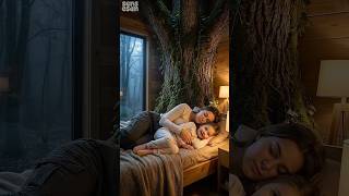 Cozy treehouse shelter in a zombie apocalypse world.