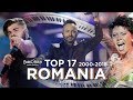 Romania in Eurovision - Top 17 (2000-2018)