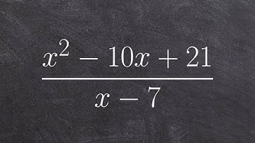 Learn the basics to dividing two polynomials by using long division