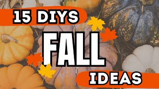 15 EASY DOLLAR TREE FALL DIYS ANYONE CAN DO!
