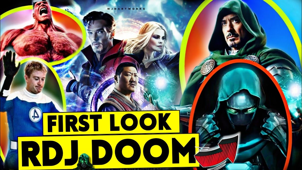 First Look RDJ DR DOOM 😘 D23 Explained, Red Hulk, Daredevil, Fantastic ...