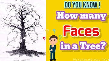 How many faces in this tree ? And What it Reavel about you? || (Part3) #Psychologyfact #facts
