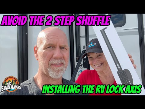 Open your RV door easier with the RV Lock Axis