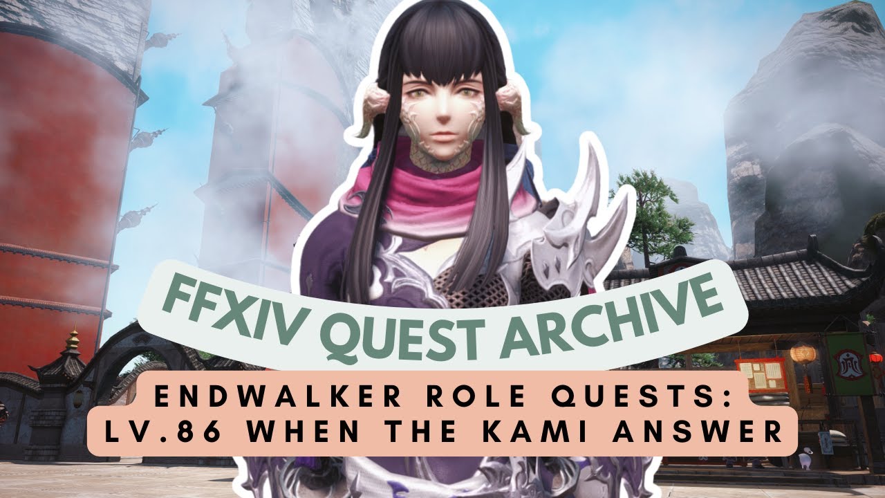 Lv.86 When the Kami Answer | No Commentary | FFXIV Quest Archive