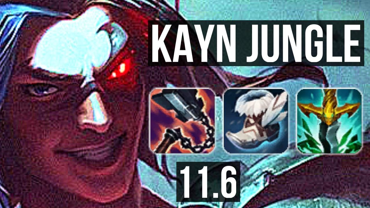 KAYN vs EKKO (JUNGLE) | 13/3/8, Godlike, 300+ games | BR Diamond | v11.6