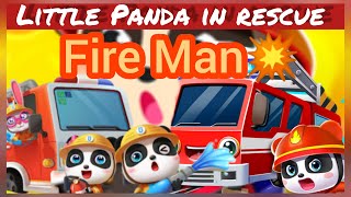 Baby Panda S Rescue Mission Firefighter Rescue Team Sk Animation Network 