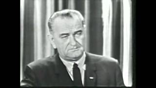 President Johnson's Remarks on Vietnam at Johns Hopkins University, 4/7/65. MP549.