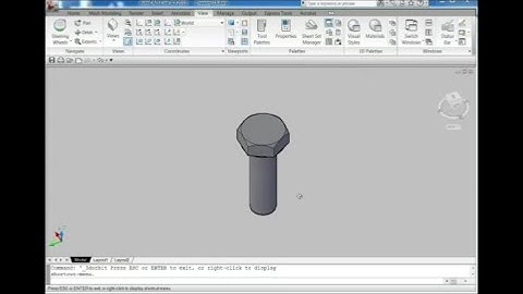 AUTOCAD 3D, How to drawing  bolt, autocad | rvmags
