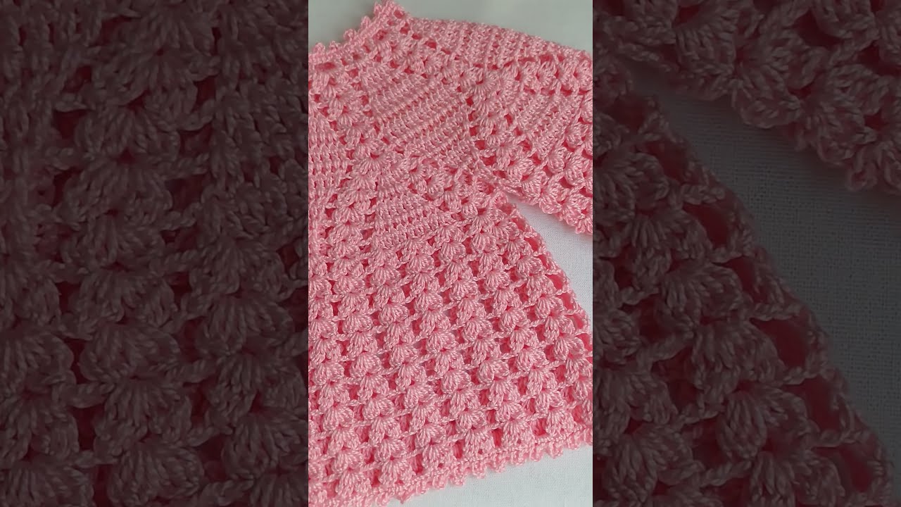 Te Encantara😍Teje Bello abrigo Fácil y Rápido! Nuevo Patrón de Ganchillo👌#crochet #ganchillofacil