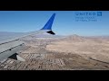 United Airlines B737MAX Landing in Las Vegas