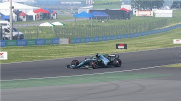 Aston Martin F1 concept livery at Silverstone - Lucas Designs F1 2021 MOD | F1 2020 Gameplay