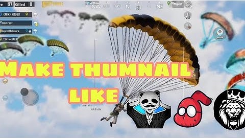 | How to make thumbnail like *Panda*Sevou and Star anonymous |@Panda.  @StarANONYMOUS @Sevou