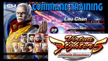 Virtua Fighter 5 Ultimate Showdown - Command Training Lau Chan