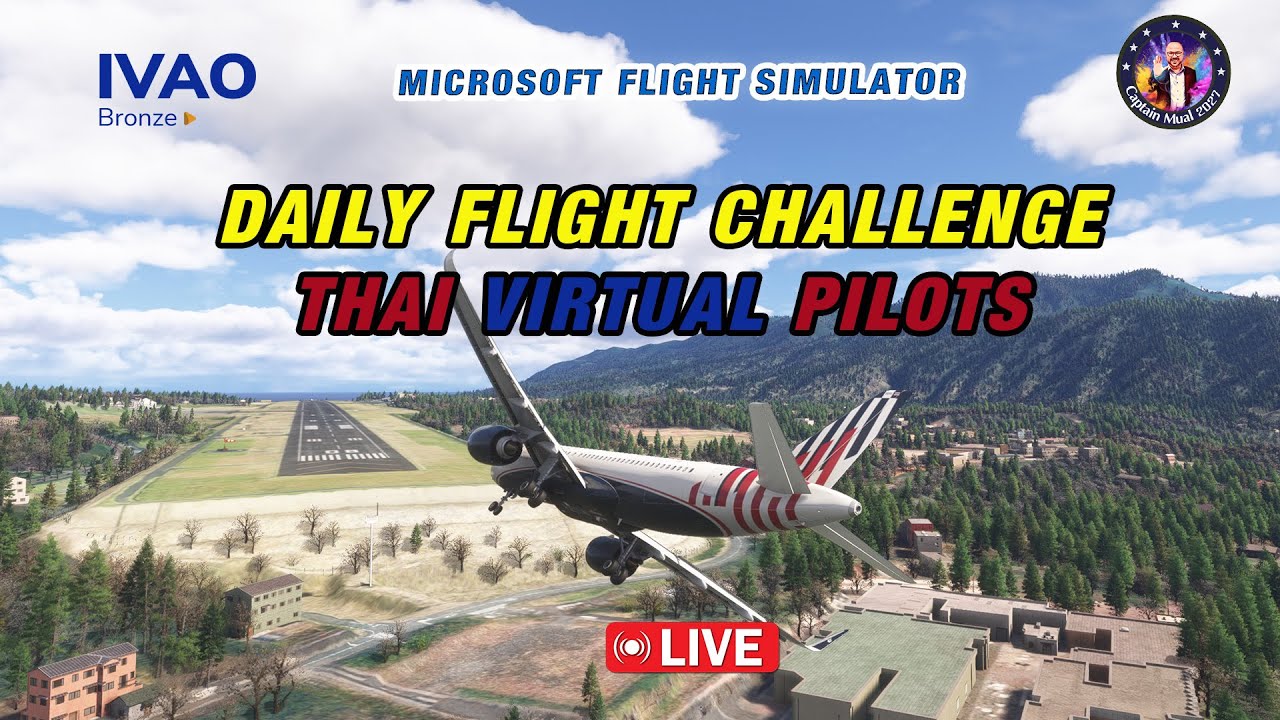 🔴 Live : [MSFS2024] สนามบินในฮาวาย Daily flight challenges - YouTube