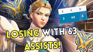 Huge 63 Assist Mercy! | Console T500 Mercy Main - Overwatch