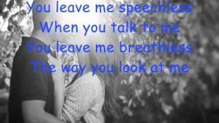 Video thumbnail of "Alexa Goddard - Speechless lyrics"