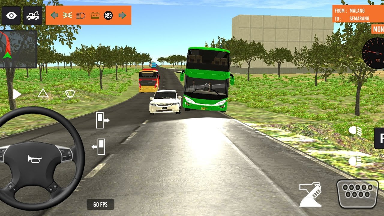 Euro Bus Driving Game PublicTransportation 2024 Indonesia BusSimulator Android Gameplay #86.