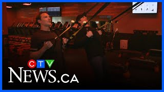 Working out at Orangetheory Fitness 3