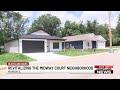 Marion High School students complete two new homes for Midway Court revitalization project