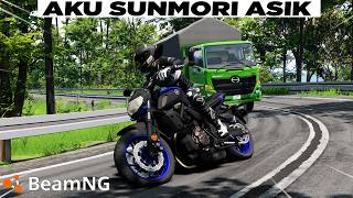 New Motorcycle Mod and a Mountain Trail That Feels Like Ciwidey, Bandung 😄😄 BeamNG Drive Indonesia screenshot 1