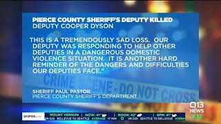 Pierce County sheriff`s deputy killed in crash while responding to domestic violence call