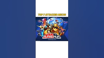 Top 7 Attacker Mechs 🤖👆🏻| Mech Arena #mecharena #mecharenarobotshowdown #mecharenagameplay #shorts