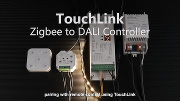Zigbee to DALl Controller TouchLink with remote_SR-2411-ZG & ZG2855-CCT