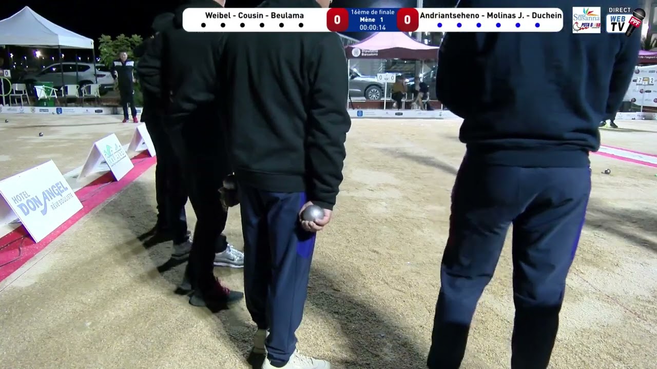 Miniature : PPF Tour 2023 Santa Susanna 16ème de finale Equipe WEIBEL contre équipe ANDRIANTSEHENO partie 1