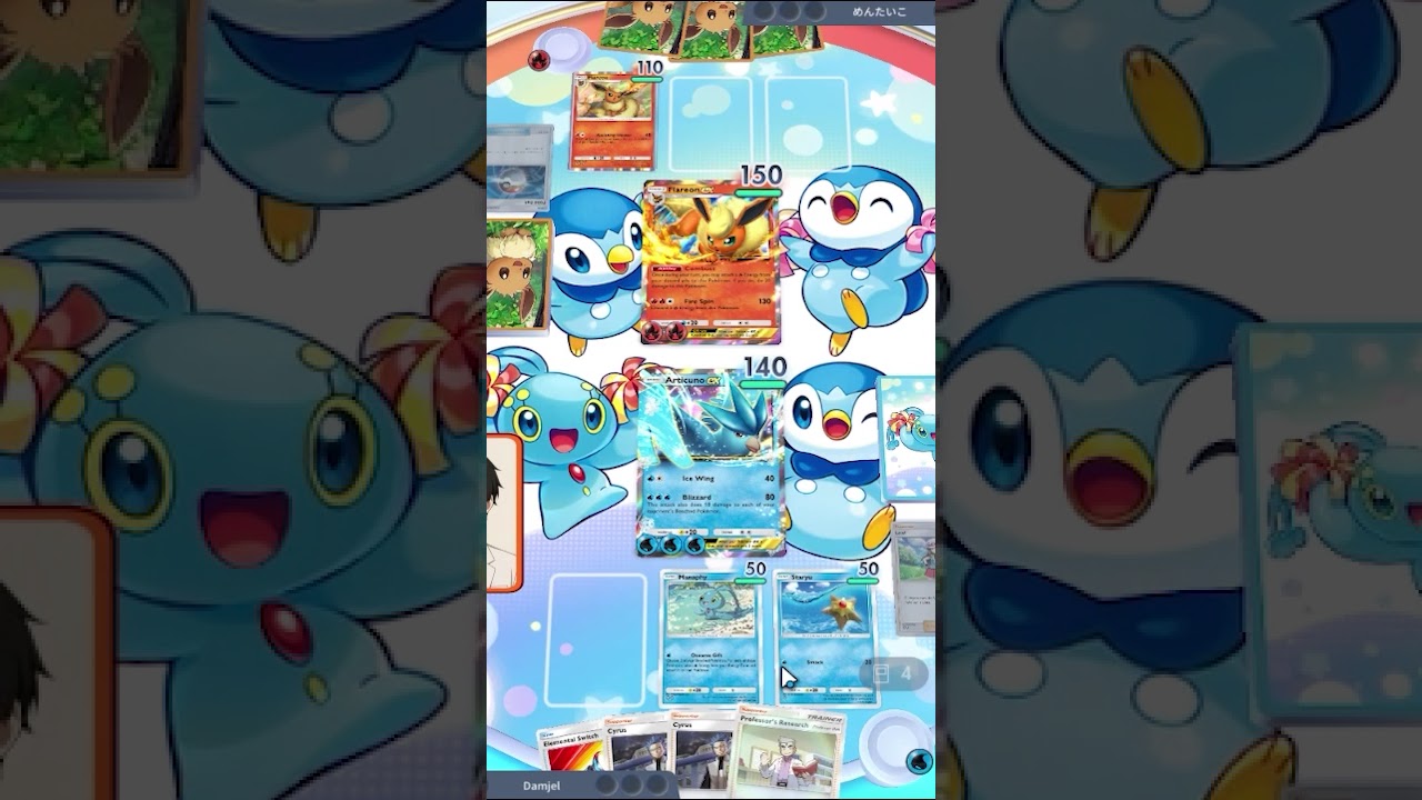 Articuno Ex + Starmie Ex + Manaphy Ex
