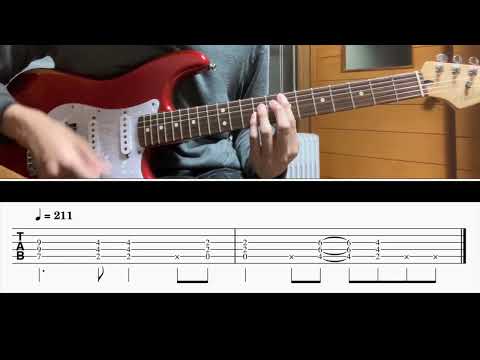 [TAB譜] Want You Bad/The Offspring Guitar riff [ギター]