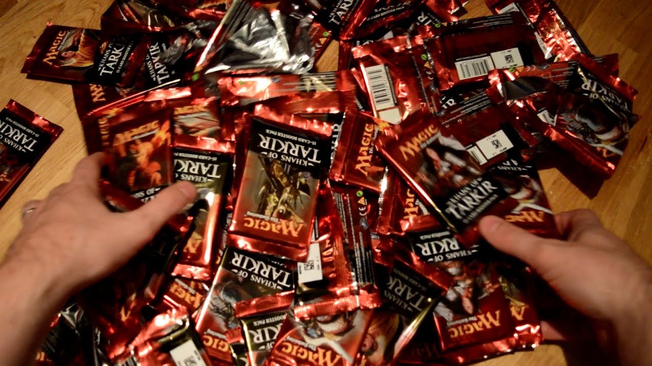 ASMR unboxing: Khans of Tarkir booster box